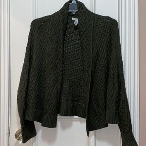 Open knit cardigan